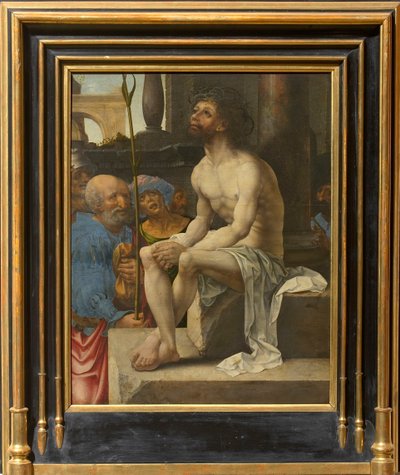 Krisztus kigúnyolása, 1527. alkotó: Jan Gossaert