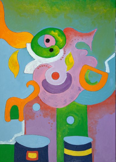 Lady Pediatrician, ahogy a gyermek látja, 2009 (olaj, vászon) alkotó: Jan Groneberg