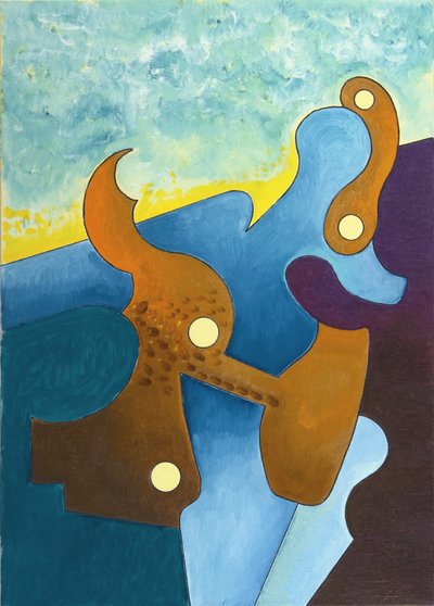 Lágyan, mint a reggeli napkeltében, 2008 (olaj, vászon) alkotó: Jan Groneberg