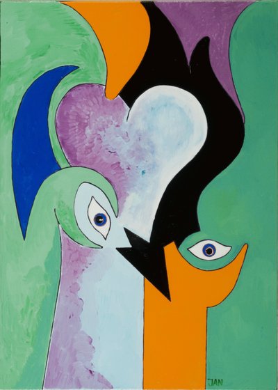 A szörnyeteg szíve, 2009 (olaj, vászon) alkotó: Jan Groneberg