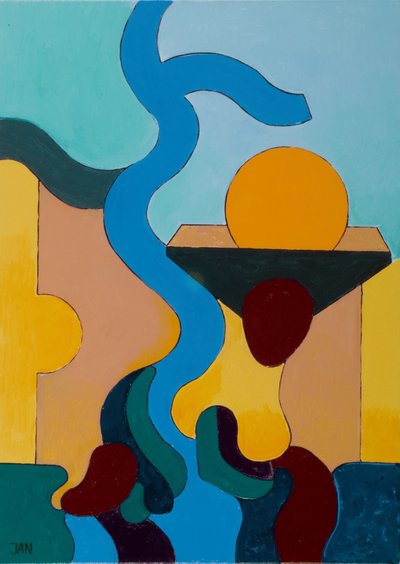 A varázskút, 2009 (olaj, vászon) alkotó: Jan Groneberg