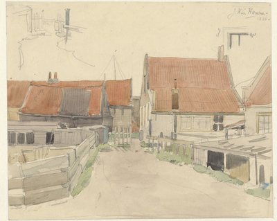 Házak a Vinkenbuurtban, Amszterdamban alkotó: Jan H.L. Hanau