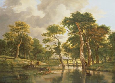 A szarvasvadászat alkotó: Jan Hackaert