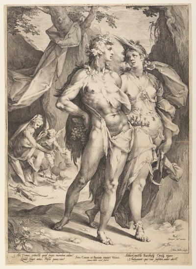 Bacchus és Ceres elhagyja a Vénuszt (Sine Cerere et Baccho Friget Venus) alkotó: Jan Harmensz. Muller