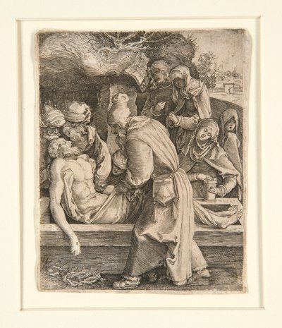 Temetkezés, A szenvedélyből alkotó: Jan Harmensz. Muller