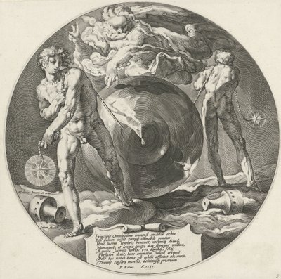 Isten Lelke lebeg a víz felett A világ teremtése (sorozat címe) alkotó: Jan Harmensz. Muller