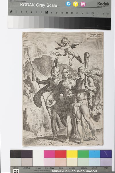 Minerva, Herkules és Mars vezetésével alkotó: Jan Harmensz Muller