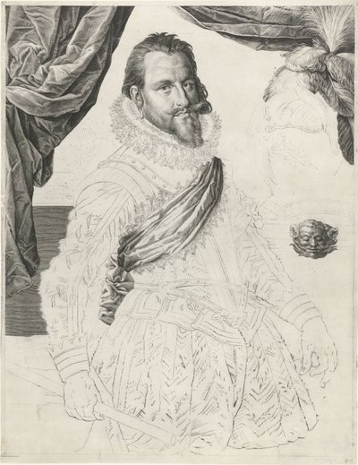 IV. Christian dán és norvég király portréja alkotó: Jan Harmensz. Muller