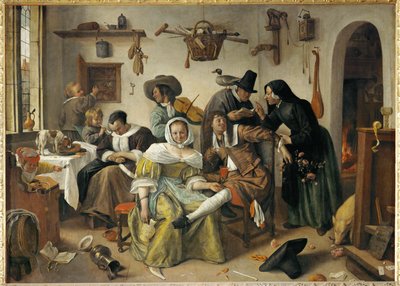 A felfordult világ alkotó: Jan Havicksz. Steen