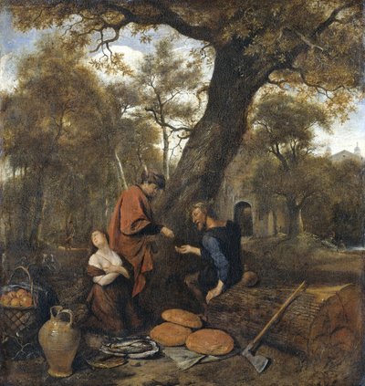 Erysichthon eladja lányát, Mestrát, 1660 alkotó: Jan Havickszoon Steen