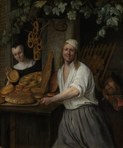 A Bakker Arent Oostwaard és felesége, Catharina Keizerswaard, 1658 alkotó: Jan Havickszoon Steen