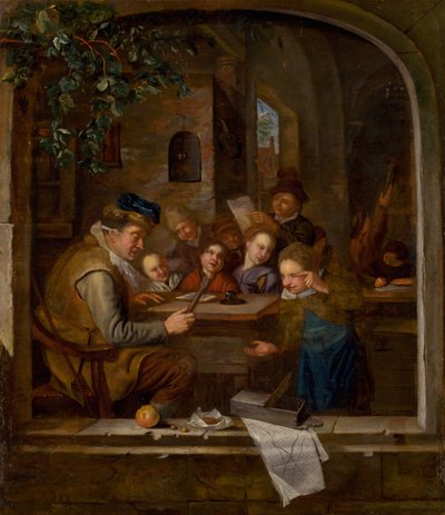 Az Iskola, c. 1650. alkotó: Jan Havickszoon Steen