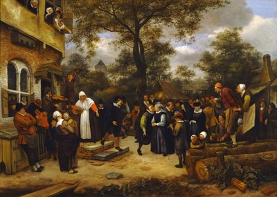 Falusi esküvő alkotó: Jan Havickszoon Steen