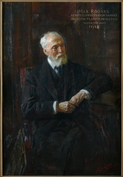 Max Rooses portréja 1839-1914, 1914. alkotó: Jan Hendrik Luyten