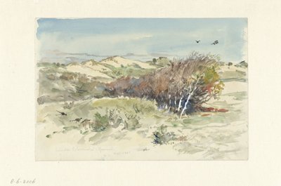 Dűne táj Bloemendaal és IJmuiden között alkotó: Jan Hoynck van Papendrecht