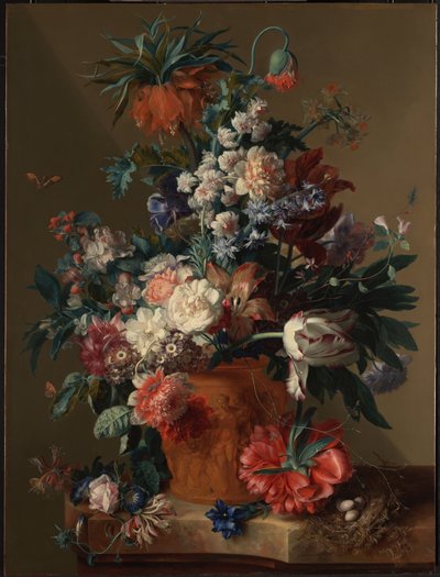 Virágváza, 1722 alkotó: Jan Huysum van