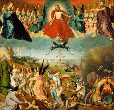 Az utolsó ítélet, 1525 körül (olaj, tölgyfa tábla) alkotó: Jan II Provost