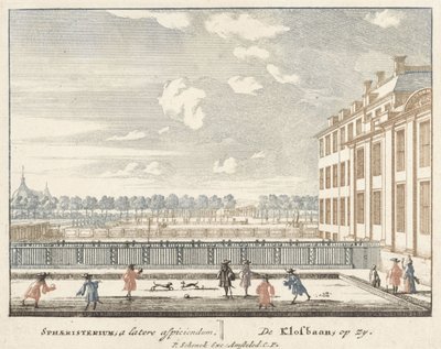 Klosbaan játéka a Het Loo palotában, 1694-97 alkotó: Jan I van Call
