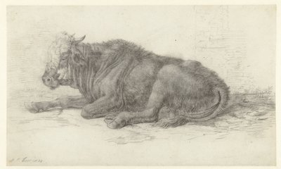 Fekvő tehén alkotó: Jan Joost van Cossiau