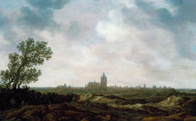 Kilátás Arnhemre, 1633 alkotó: Jan Josephsz van Goyen