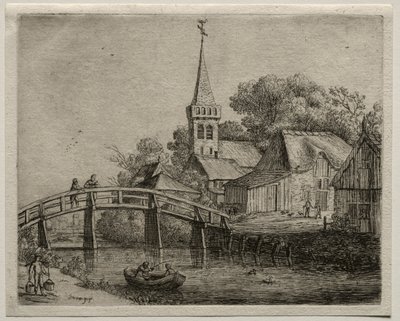 A Fa híd. alkotó: Jan Josephsz van Goyen