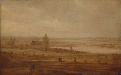 Arnhem látképe alkotó: Jan Josephsz van Goyen