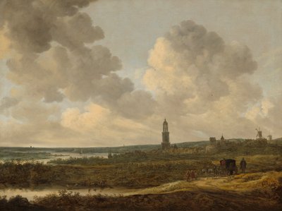 Rhenen kilátása alkotó: Jan Josephsz van Goyen