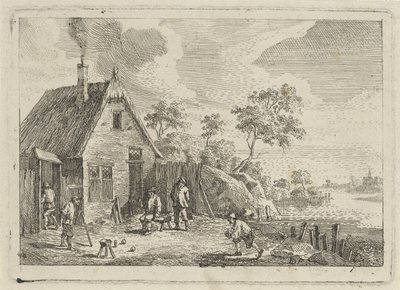 A gazdák golyót játszanak alkotó: Jan Lauwryn Krafft (I) (possibly)
