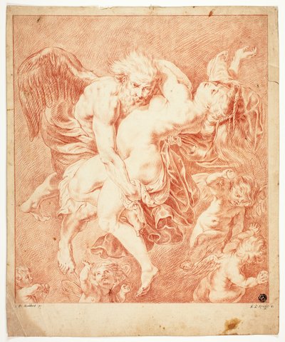 Boreas és Orytheia alkotó: Jan Lauwryn Krafft