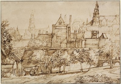 Kilátás a haarlemi Grote Kerkre alkotó: Jan Lievens