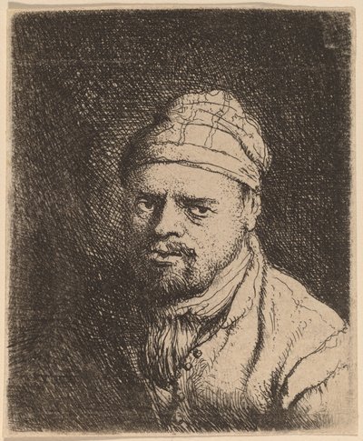 Szakács mellszobra sapkával alkotó: Jan Lievens