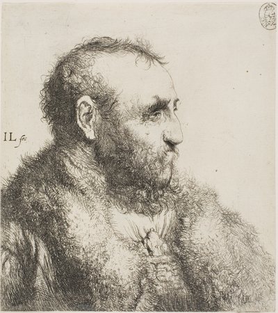 Egy öregember mellszobra alkotó: Jan Lievens