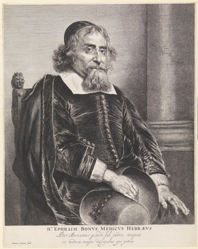 Ephraim Bonus (1599-1665) alkotó: Jan Lievens