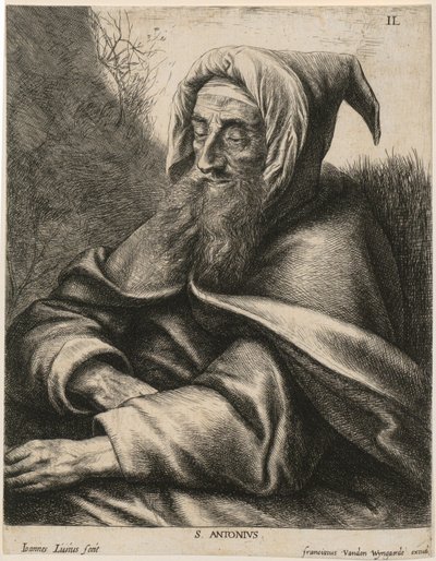 Szent Antal alkotó: Jan Lievens