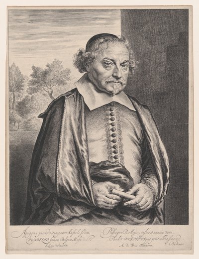 Joost van den Vondel, 17. század. alkotó: Jan Lievens