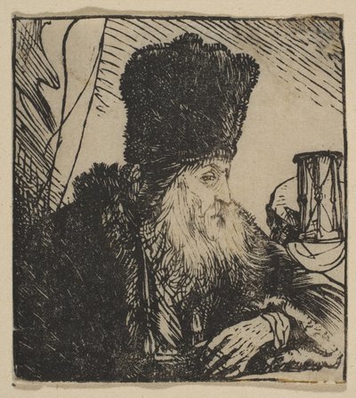 Filozófus homokórával, 1620-74. alkotó: Jan Lievens