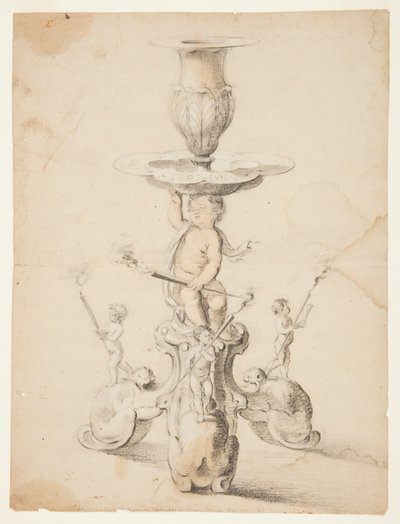 Tervezés gyertyatartóhoz alkotó: Jan Lutma