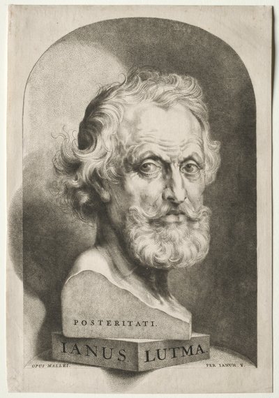 Idősebb Janus Lutma portréja alkotó: Jan Lutma II