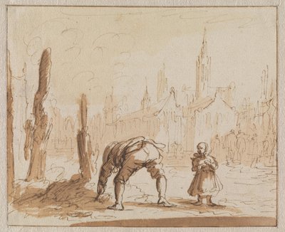 Adriaen Wens a hamuban keresi azt a szájszorítót, amelyet 1573-ban Antwerpenben az anyjára szereltek alkotó: Jan Luyken