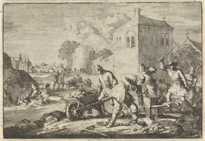 Magyarországi református lelkészek kényszermunkára ítéltek, 1674 alkotó: Jan Luyken