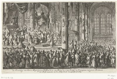 III. Vilmos koronázása, 1689 alkotó: Jan Luyken