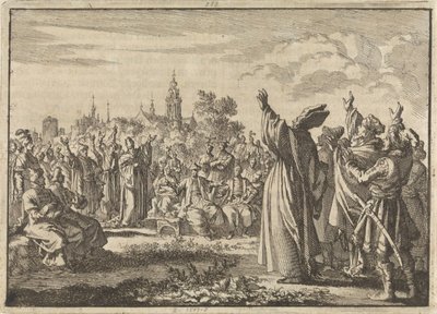 A lengyel diéta, amelyen az egyik fél II. Erős Augustust, a másik pedig Bourbon-Conti-i Ferencet kiáltja ki királlyá, 1697 alkotó: Jan Luyken