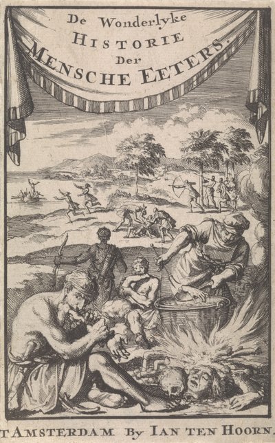 Az emberevők csodálatos története – A. Magyrus, 1696. alkotó: Jan Luyken