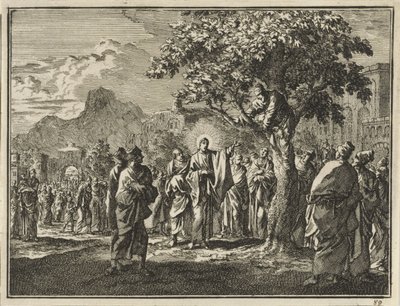 Zakeus a fügefán alkotó: Jan Luyken