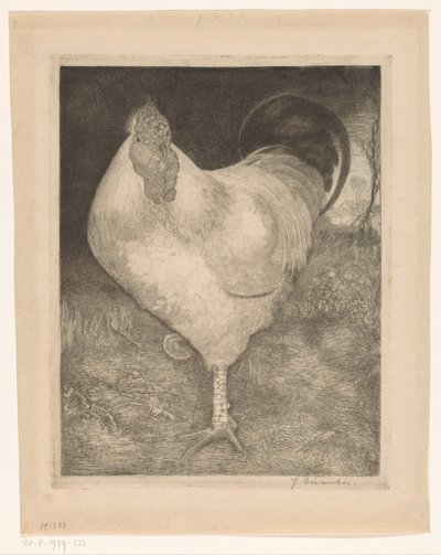 Egy lábon kakas alkotó: Jan Mankes (signed by artist)