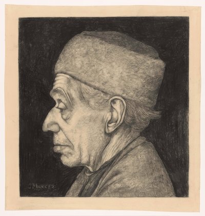 Douwe, profilban balra alkotó: Jan Mankes