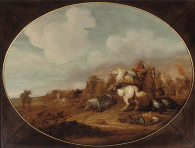 Lovassági összecsapás alkotó: Jan Martszen de Jonge