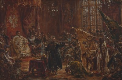 A Szujski cárok a varsói országgyűlésen alkotó: Jan Matejko