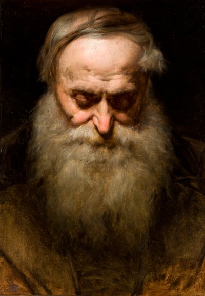 Egy ősz szakállú öregember feje alkotó: Jan Matejko