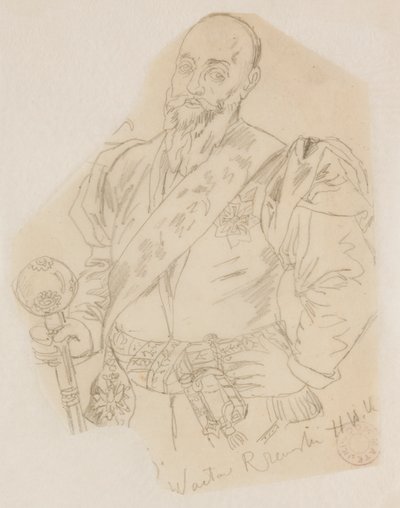 Wacław Rzewuski főkoronahetman mellszobra alkotó: Jan Matejko